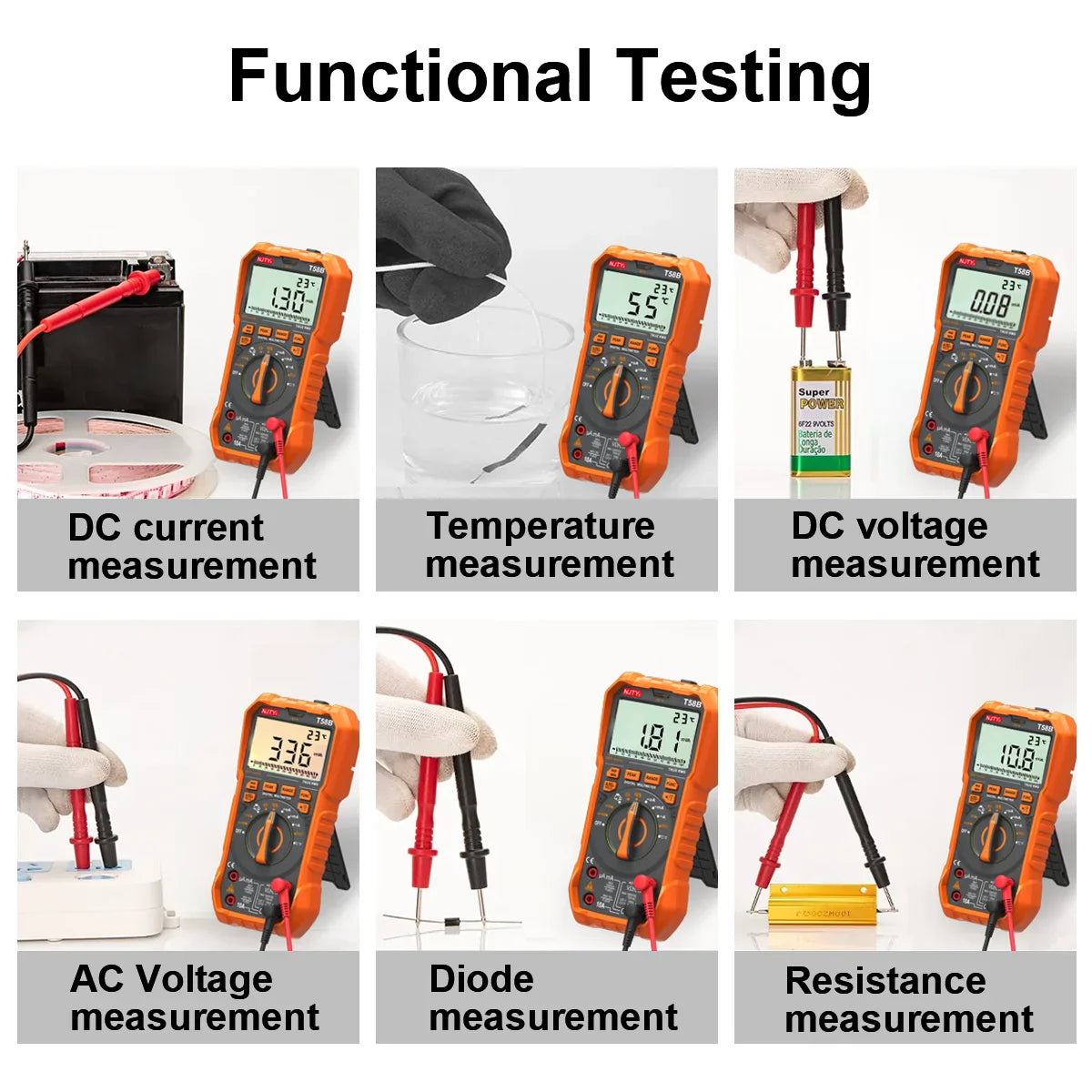 Multimeter met meetwaardenvergrendeling