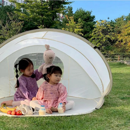 Pop up tent Lidl met zijopening – Eenvoudige toegang