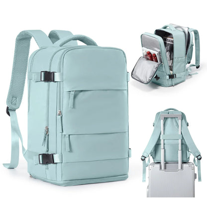 Handbagage rugzak met ritsbeveiliging