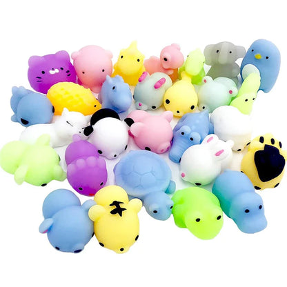 Fidget toys Action met felle kleuren en leuke vormen