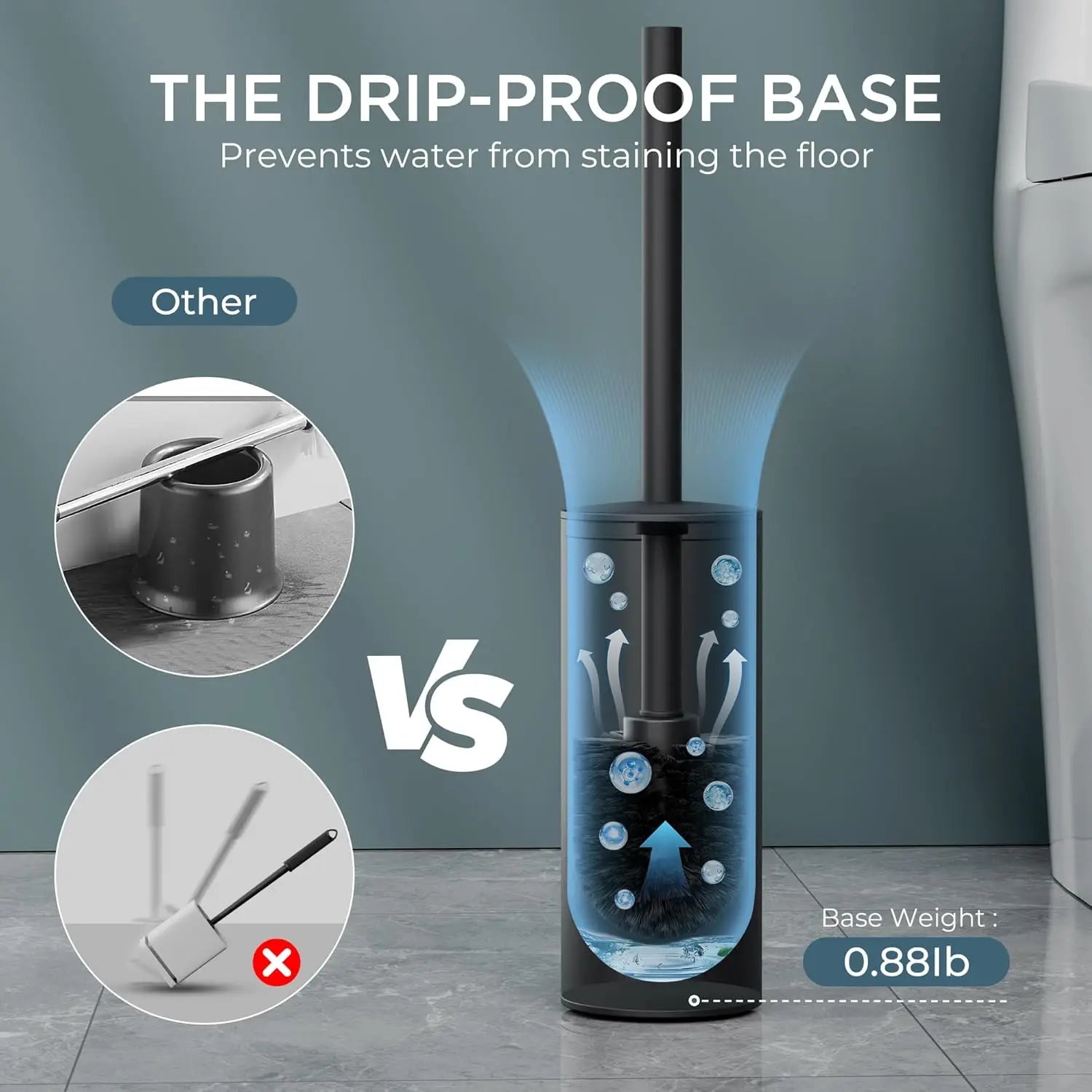 WC borstel met ergonomisch handvat – Comfort in gebruik