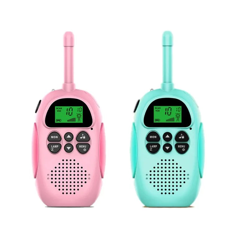 Walkie talkie met LCD-scherm en volumeregeling