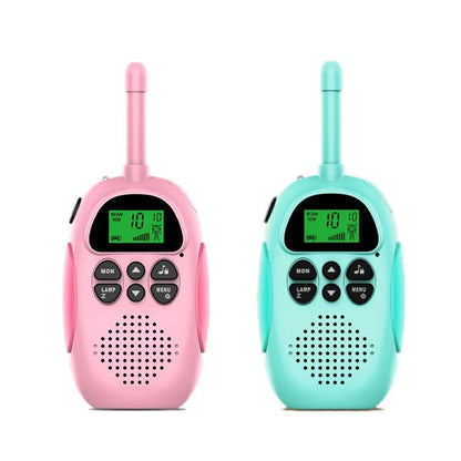 Walkie talkie met LCD-scherm en volumeregeling