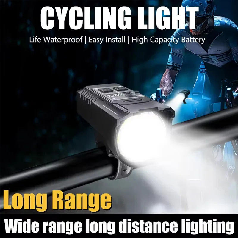 Fietslamp LED met stevige montageband