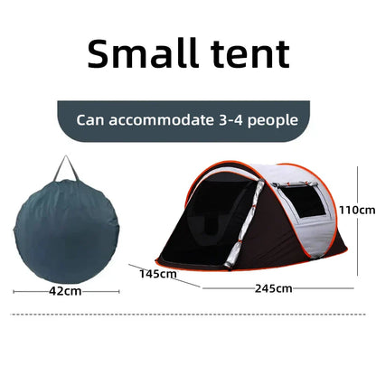 Lidl pop-up tent in opvallende kleur – Goed te herkennen