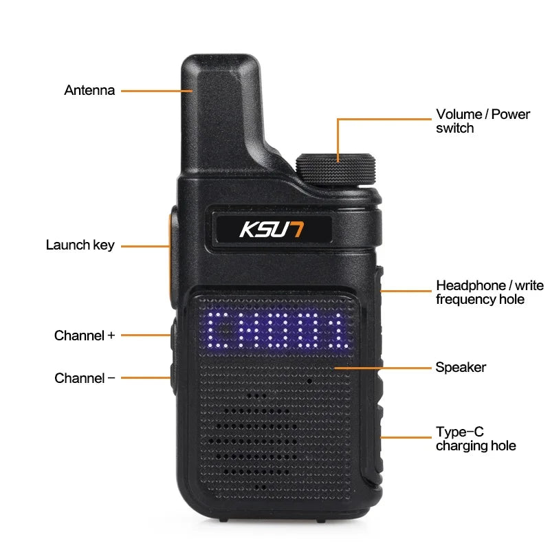 Walkie talkie voor kinderen vanaf 4 jaar
