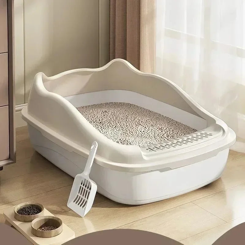 Mooie kattenbak in donkergroen – Elegant in elk interieur