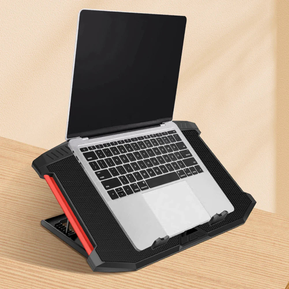 Laptop standaard met stijlvolle afwerking
