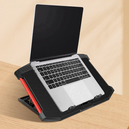 Laptop standaard met stijlvolle afwerking