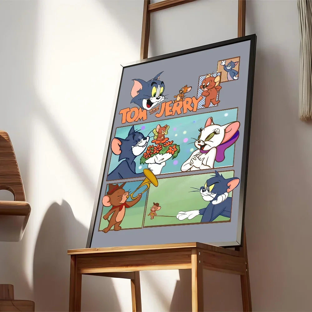 Poster met botanisch motief