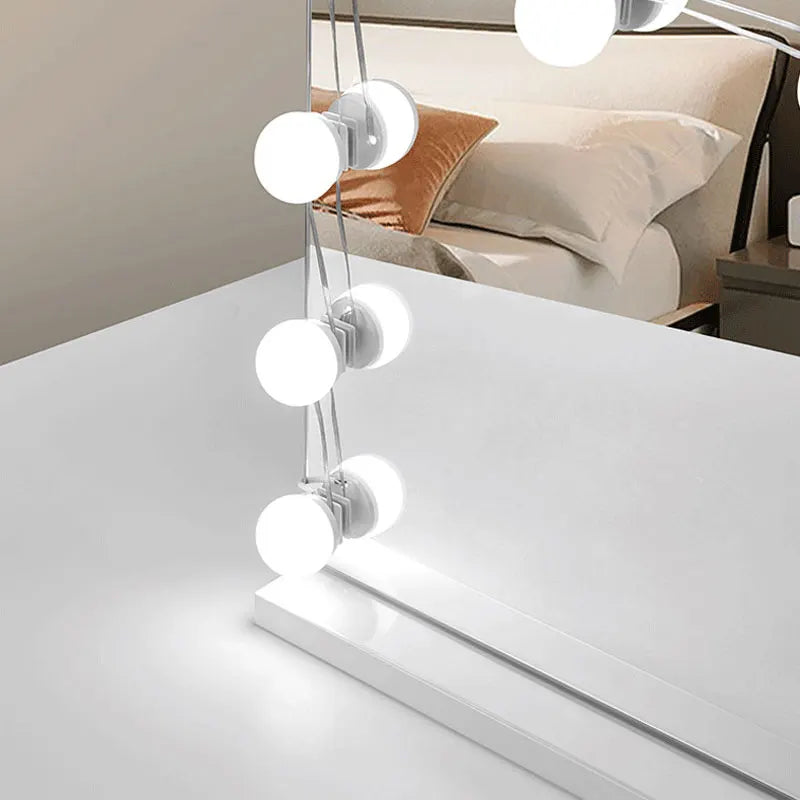 Compacte make-up spiegel met verlichting – Handig voor onderweg