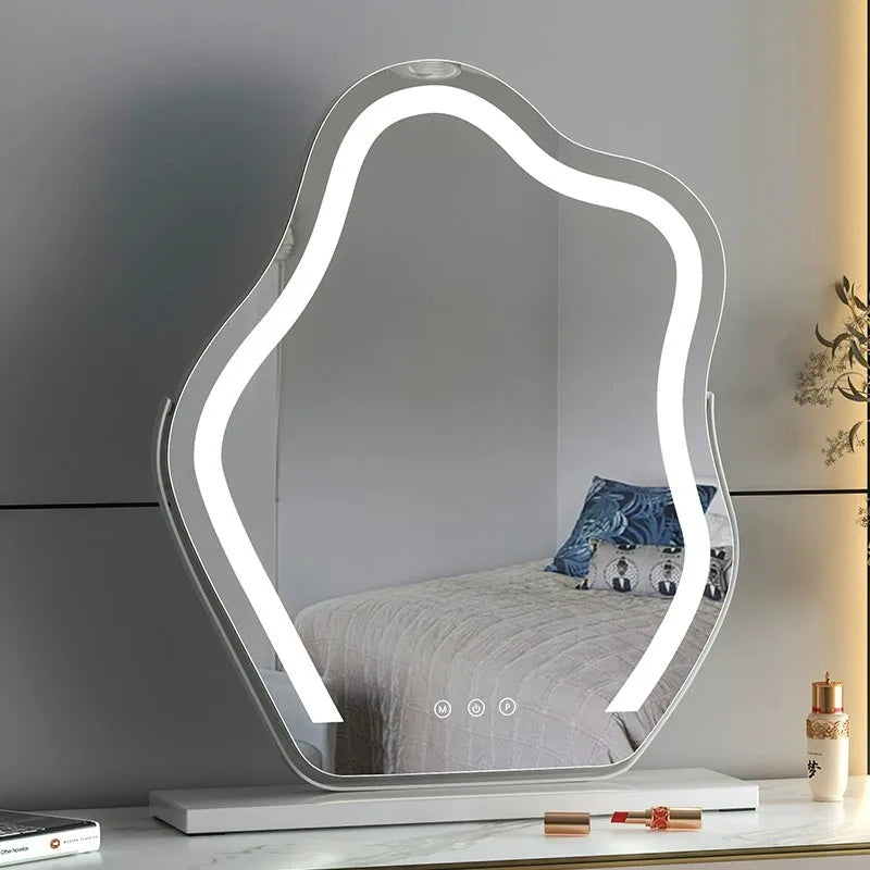 Moderne ronde spiegel met verlichting – Strak en elegant