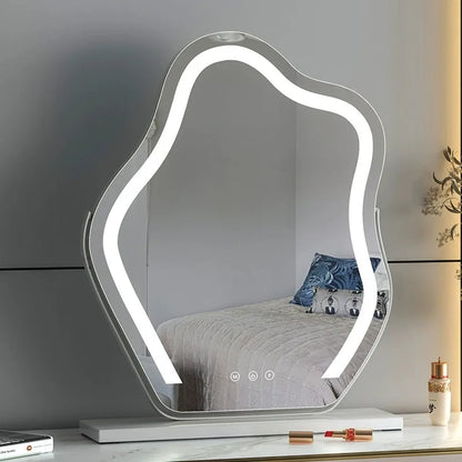 Moderne ronde spiegel met verlichting – Strak en elegant