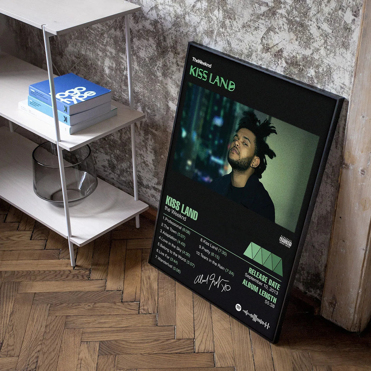Wandposter met geometrische vormen