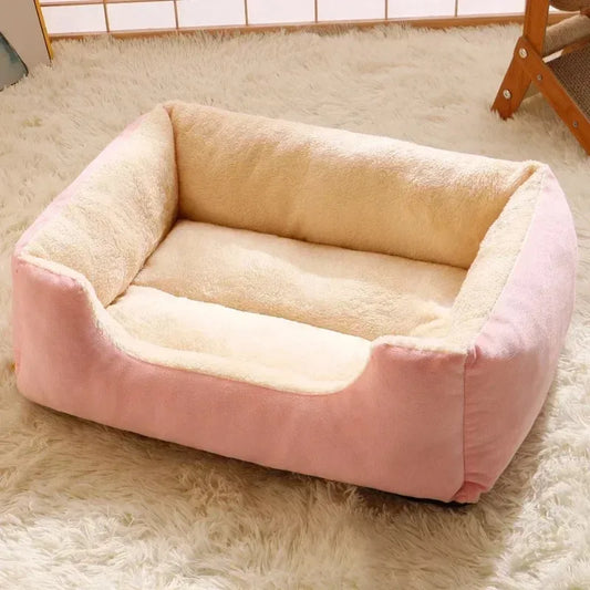 Hondenmand groot - Pluche roze comfort voor ultiem slaapgenot