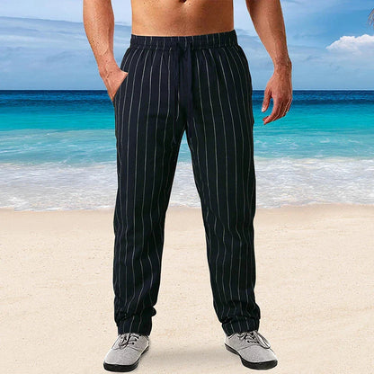 Linnenmix broek heren in klassiek model – Geschikt voor elke gelegenheid