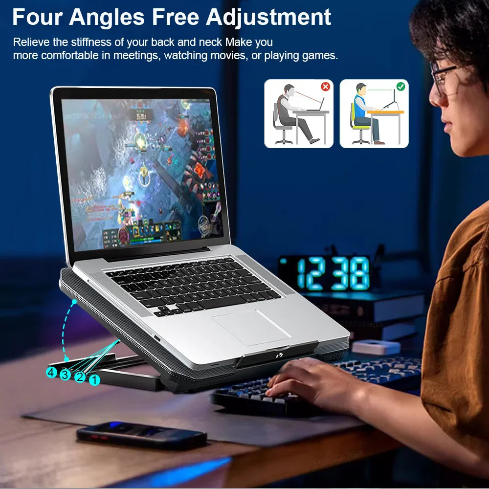 IKEA laptop standaard met opbergmogelijkheid