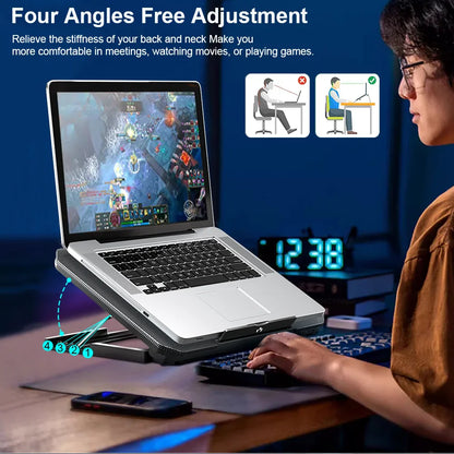 IKEA laptop standaard met opbergmogelijkheid