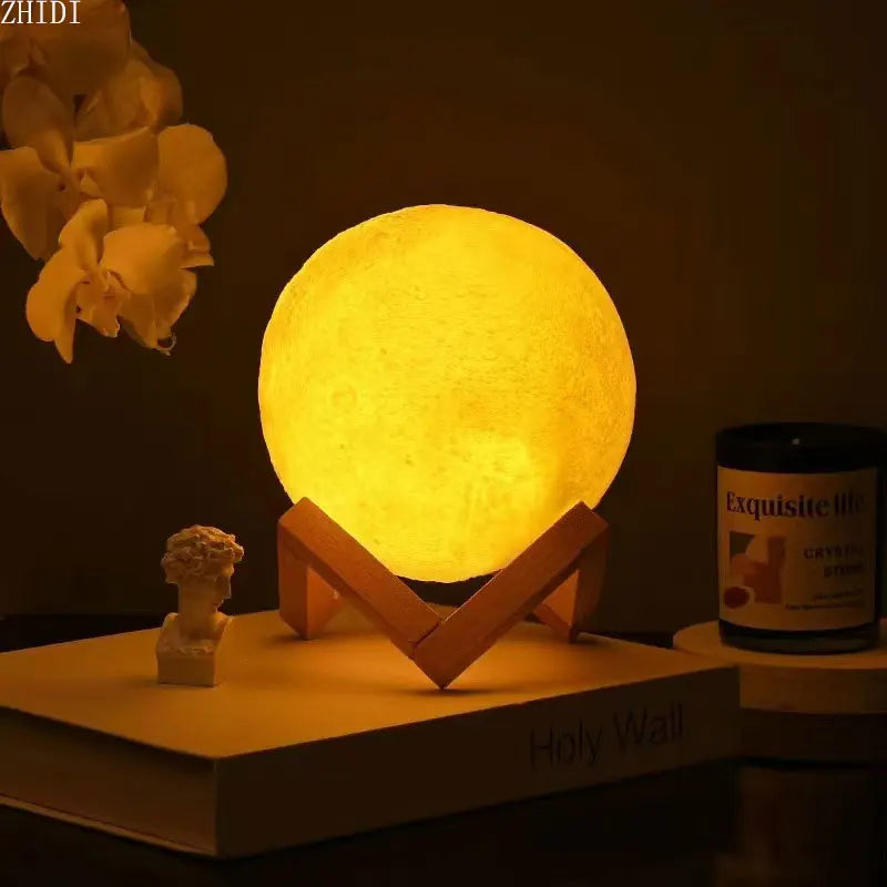 Lampje voor nachtkast in warme tinten – Gezellig licht