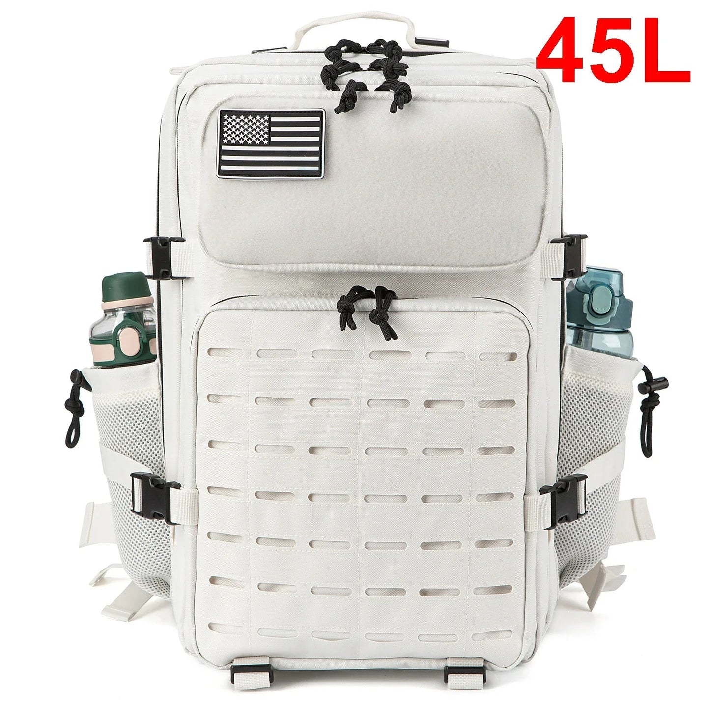 Handbagage rugzak 40x30x20 met zijvakken