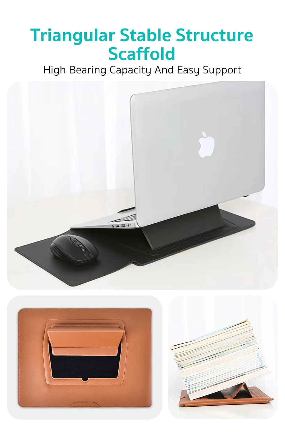 Heren laptop tas met vintage look – Klassiek en tijdloos