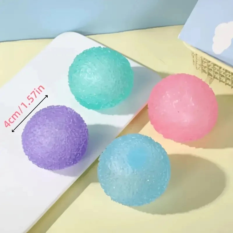 Stressballen in verschillende kleuren en vormen