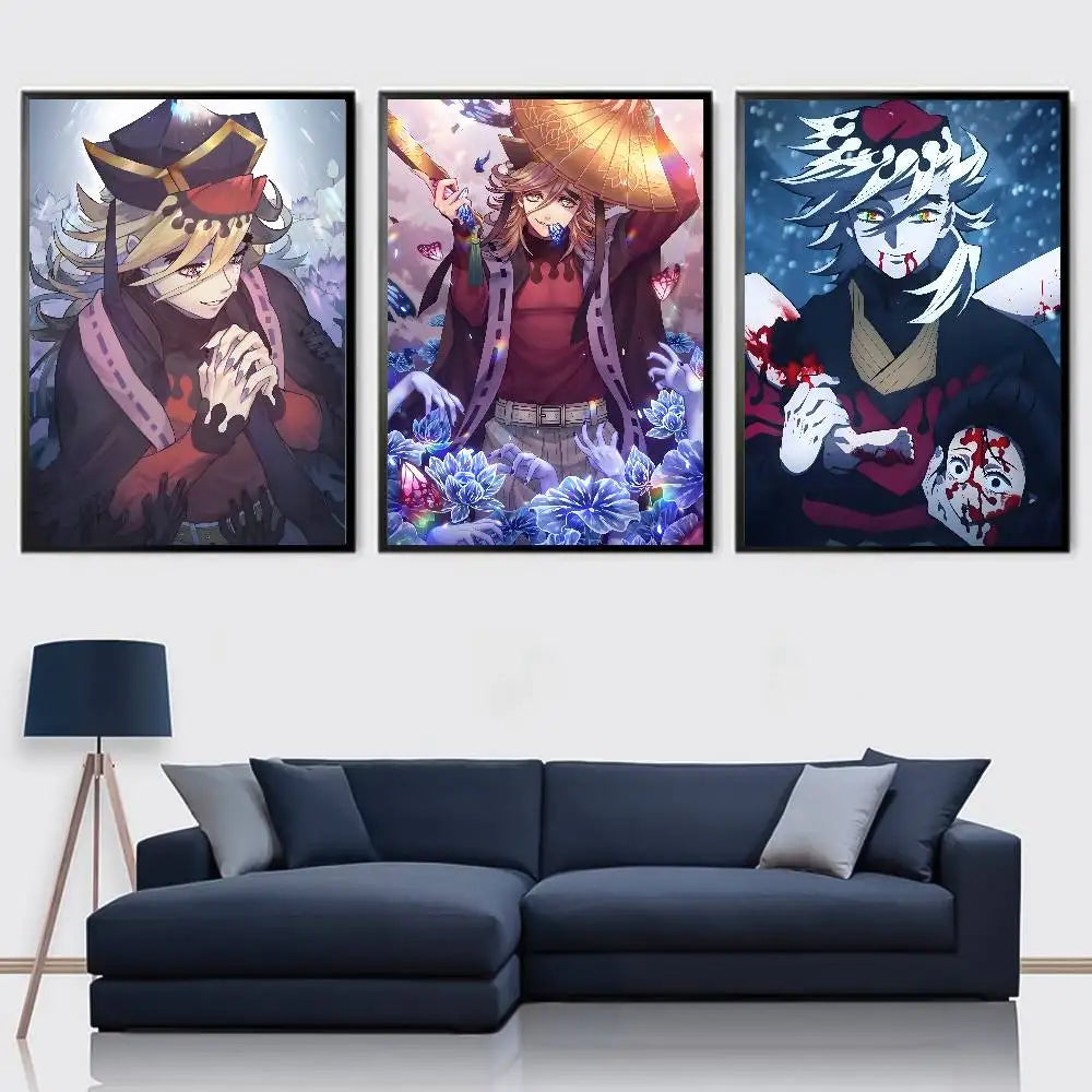 Grote poster voor boven het bed