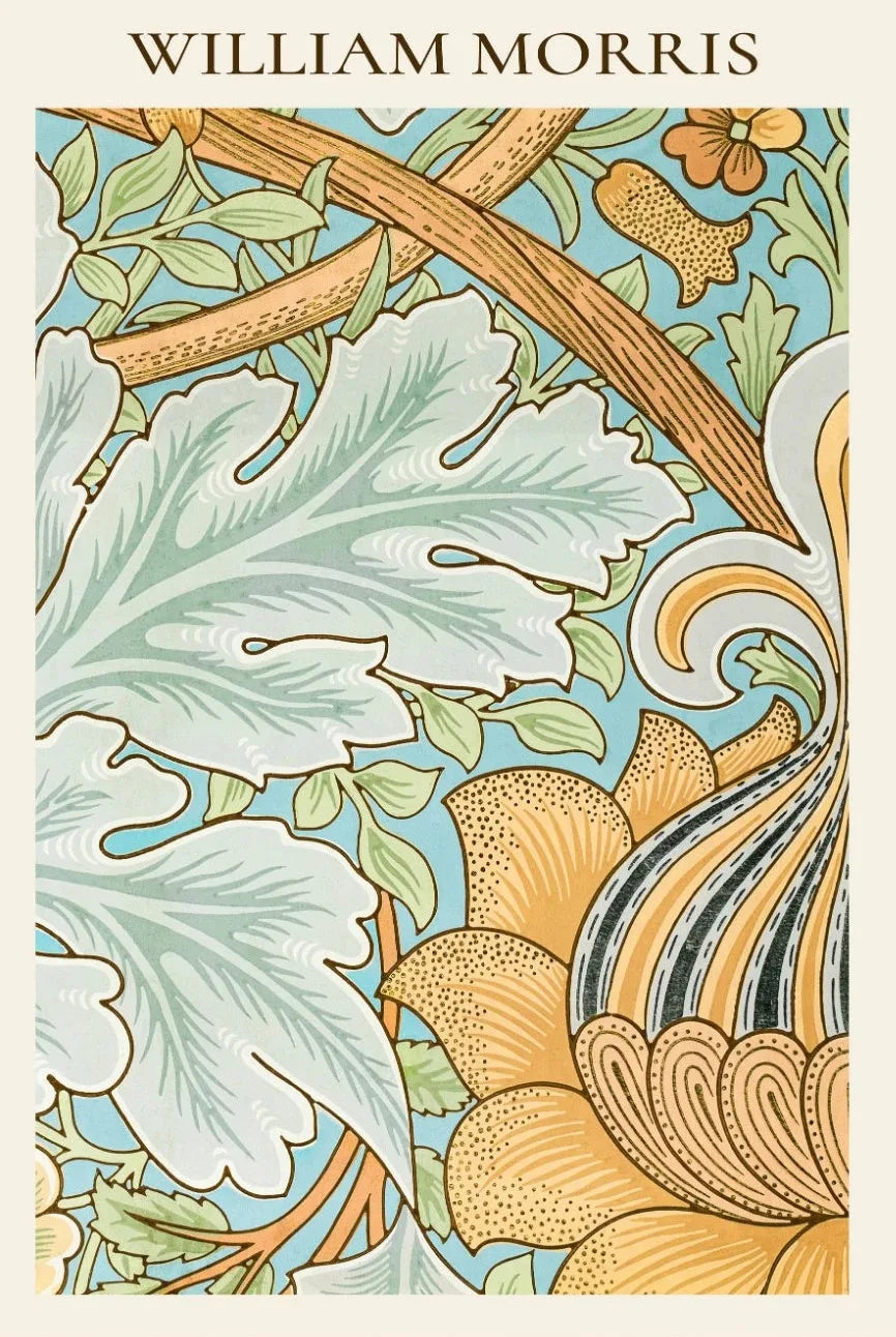 Poster met illustratie van koffie of wijn