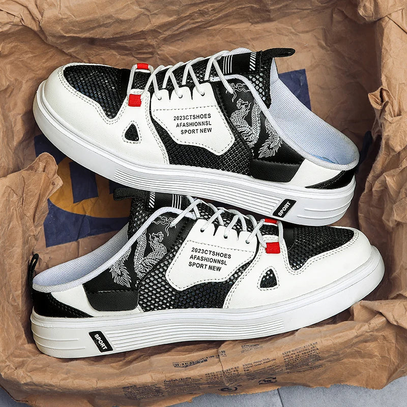 Zomer-ready heren sneakers in katoenblend