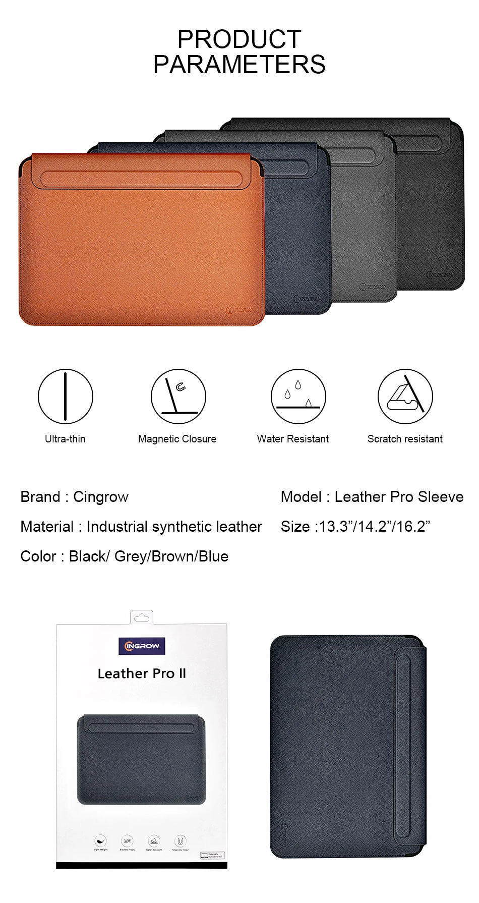 Compacte laptop tas – Slank en lichtgewicht voor onderweg