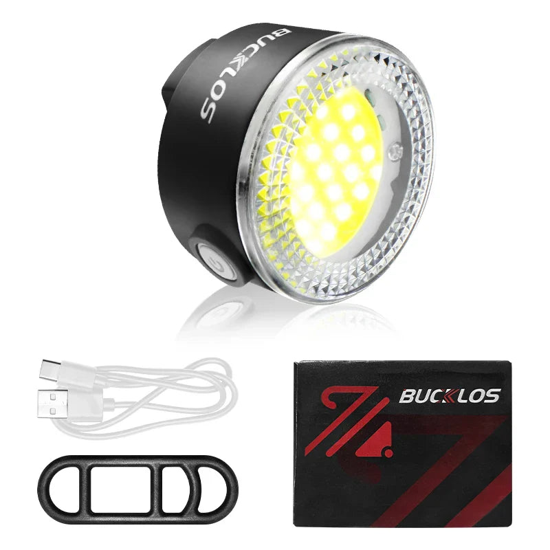 LED fietslamp met brede lichtbundel