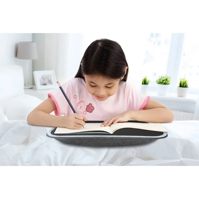 Schootdienblad met geïntegreerde penhouder