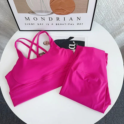 Comfortabele yoga outfit met flexibele stof