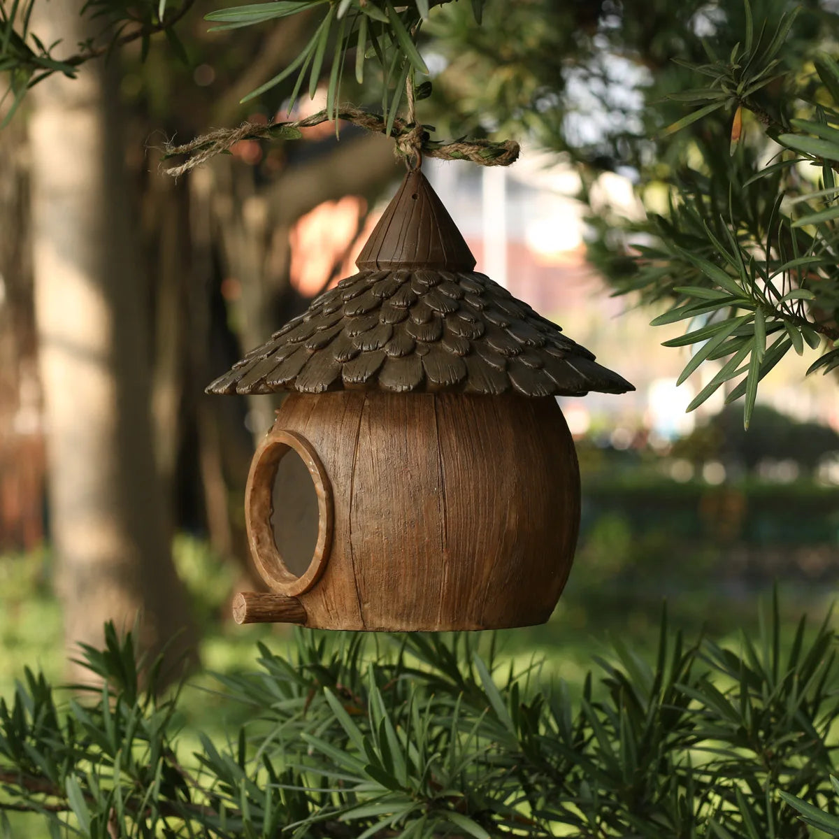 Intratuin vogelhuisje met dakgoot – Leuke details