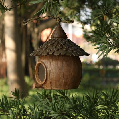 Intratuin vogelhuisje met dakgoot – Leuke details
