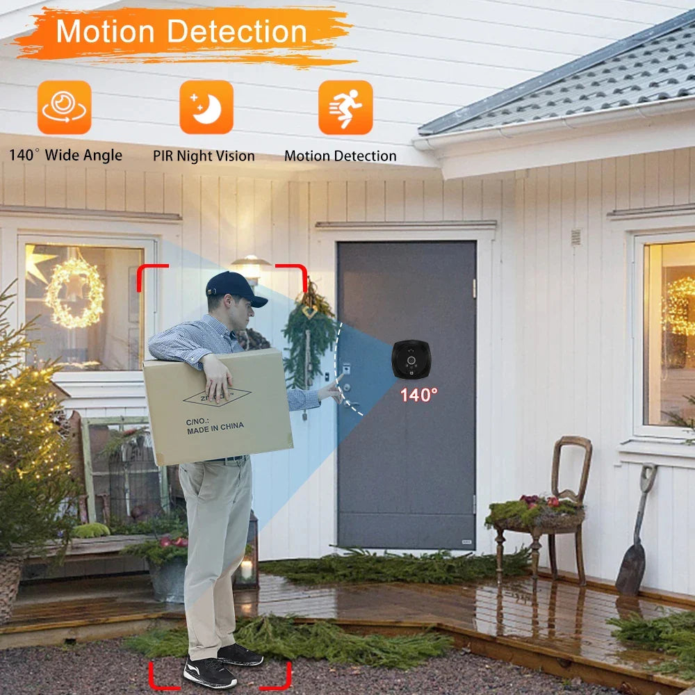 Deurbel met video in compact design – Past bij elke woning