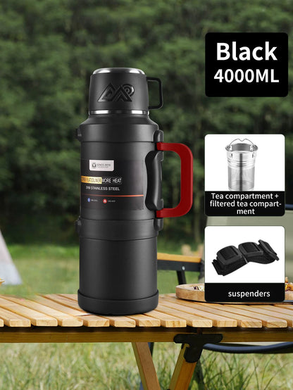 Thermosfles met draagriem – Comfortabel onderweg