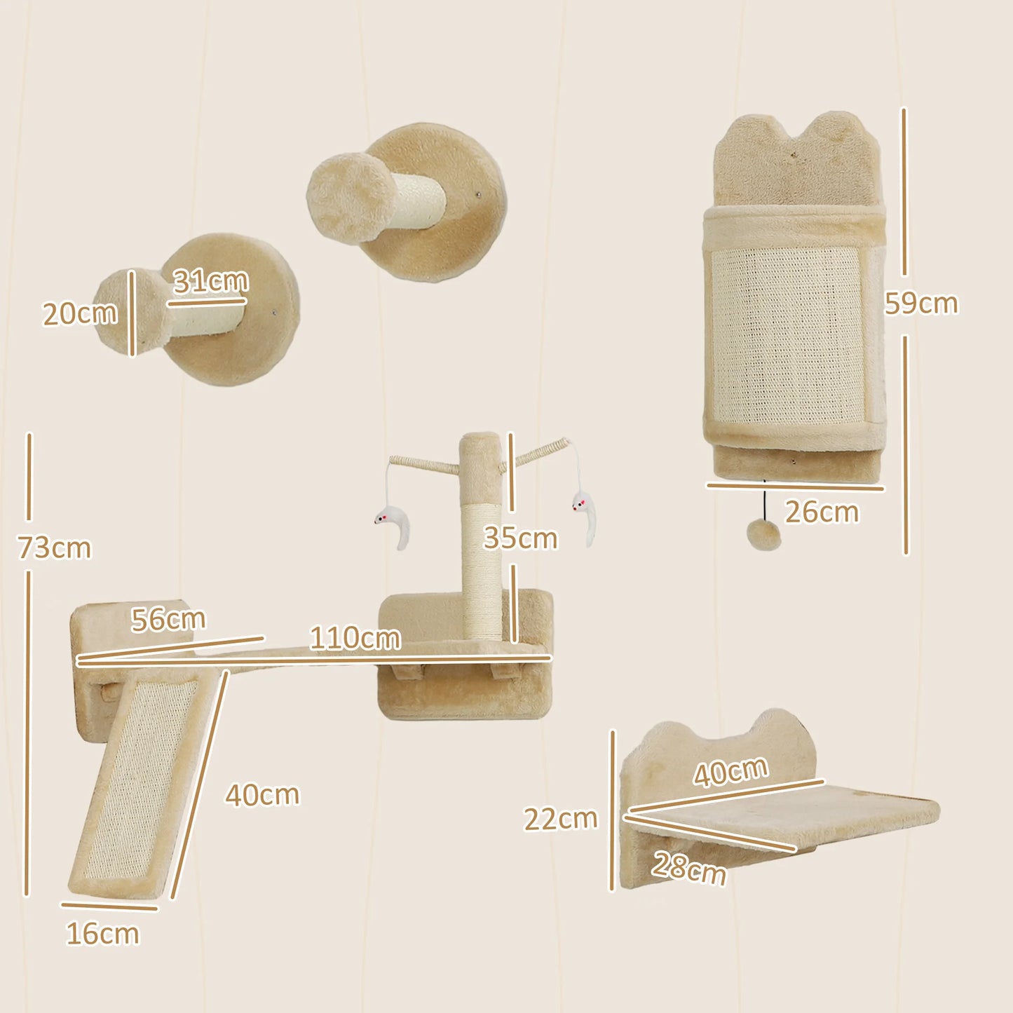 Moderne krabpaal – Past in elk interieur