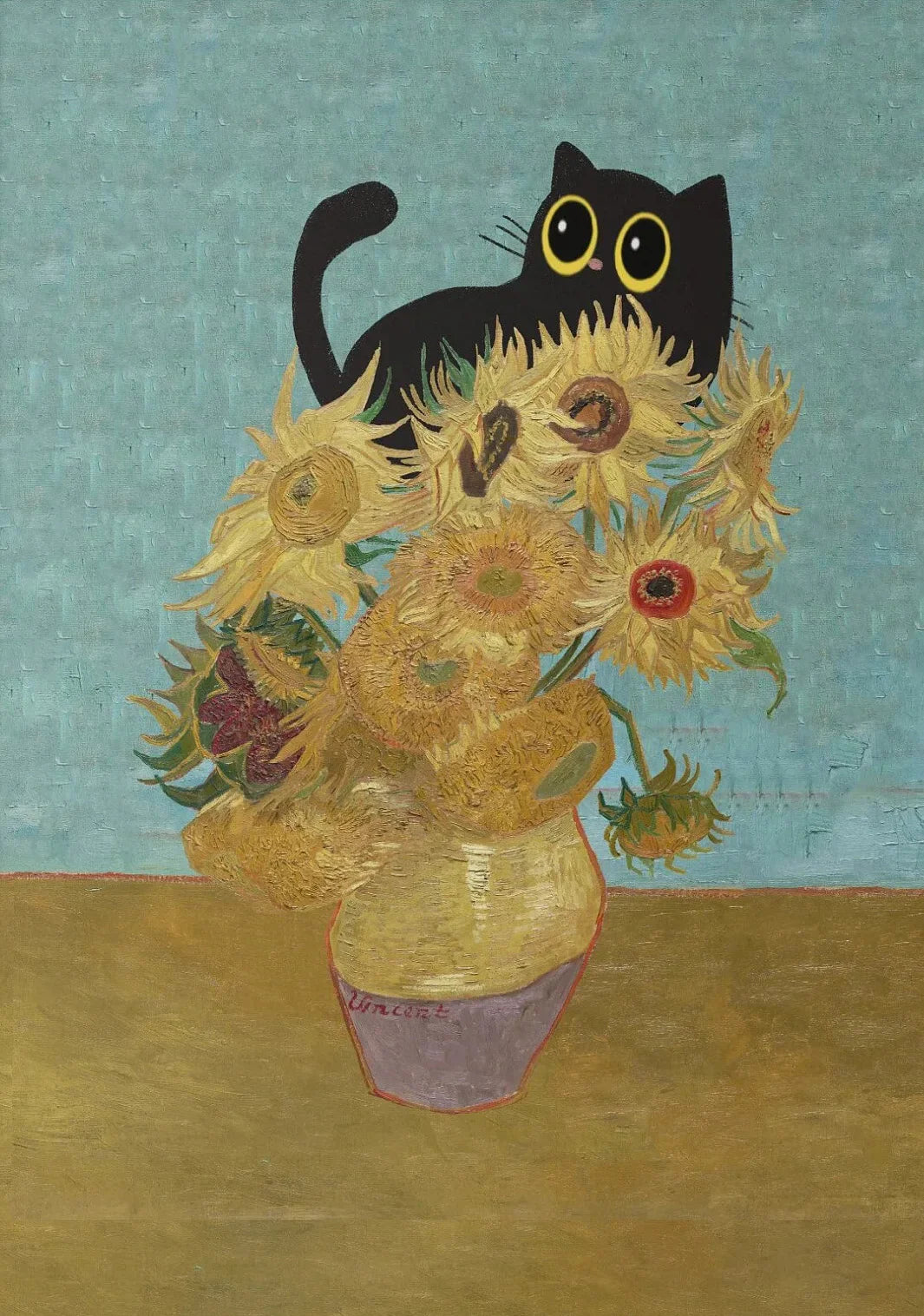 Poster met botanisch motief