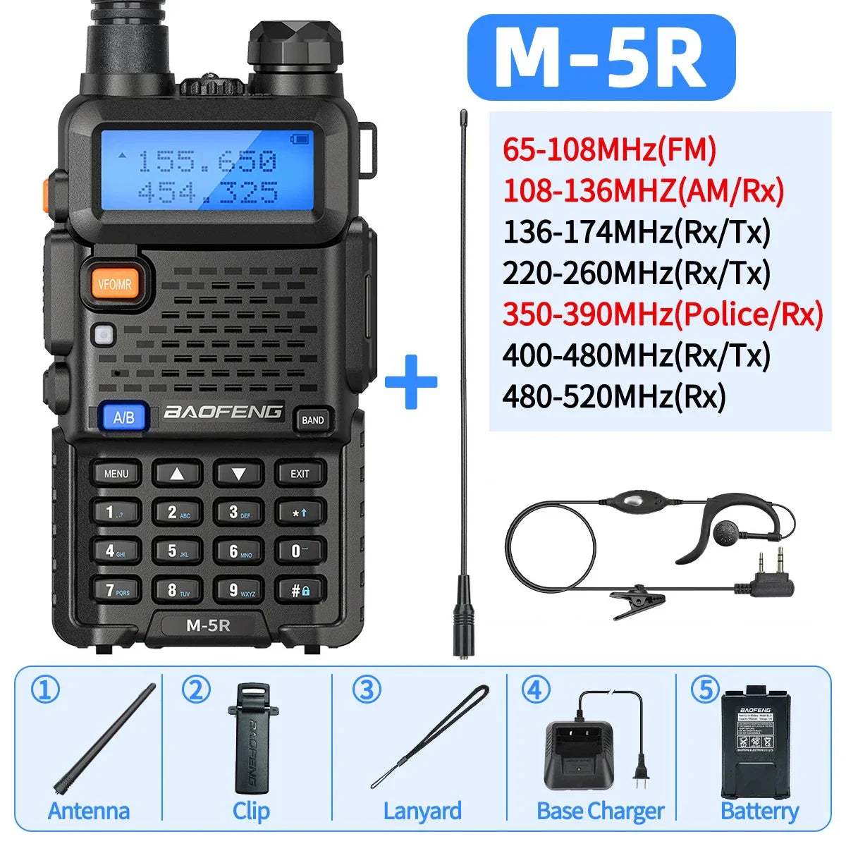Intertoys walkie talkies met oplaadbare accu