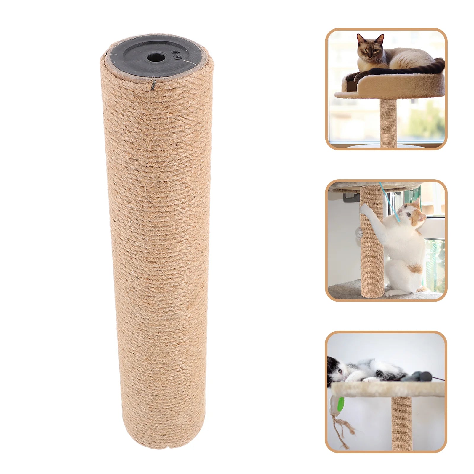 Design krabpaal met speelelementen – Voor slimme katten