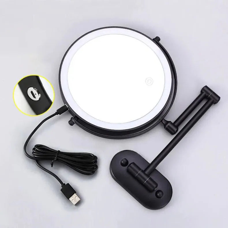 Ronde make-up spiegel met verlichting – Stijlvol en functioneel