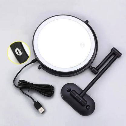 Ronde make-up spiegel met verlichting – Stijlvol en functioneel