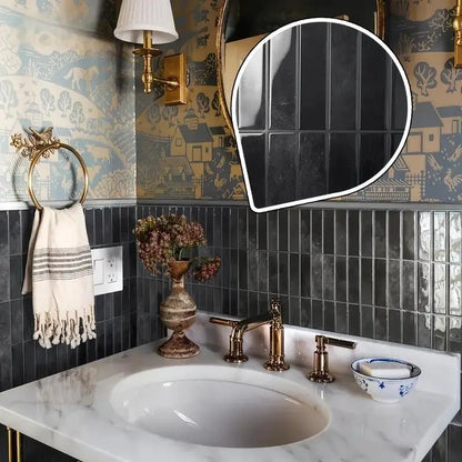 Badkamer mozaiek tegels met structuur – Antislip en chic