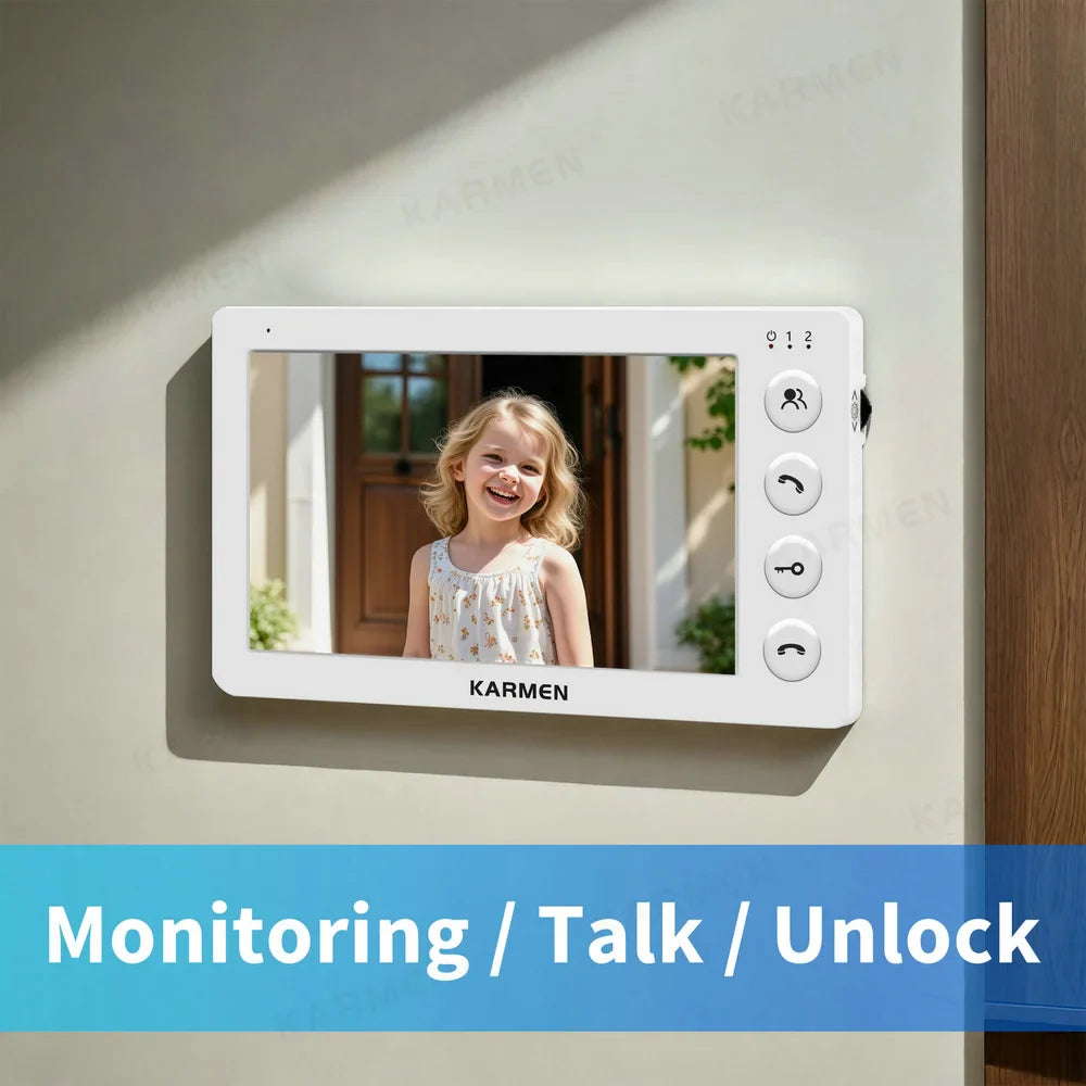 Deurbel met scherm en videoverbinding – Geen telefoon nodig
