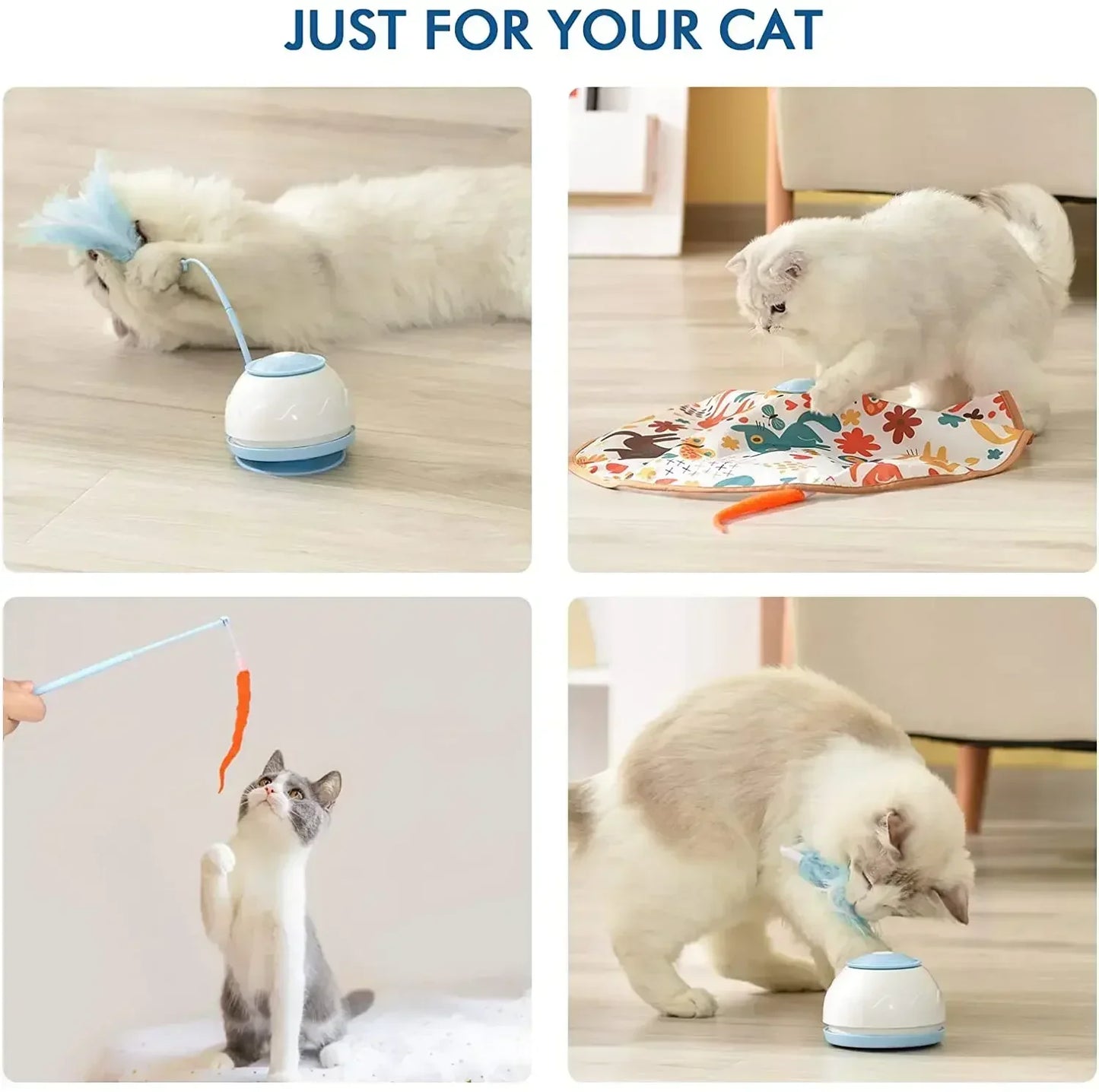 Kattenspeelgoed met piepgeluid – Houdt katten gefocust
