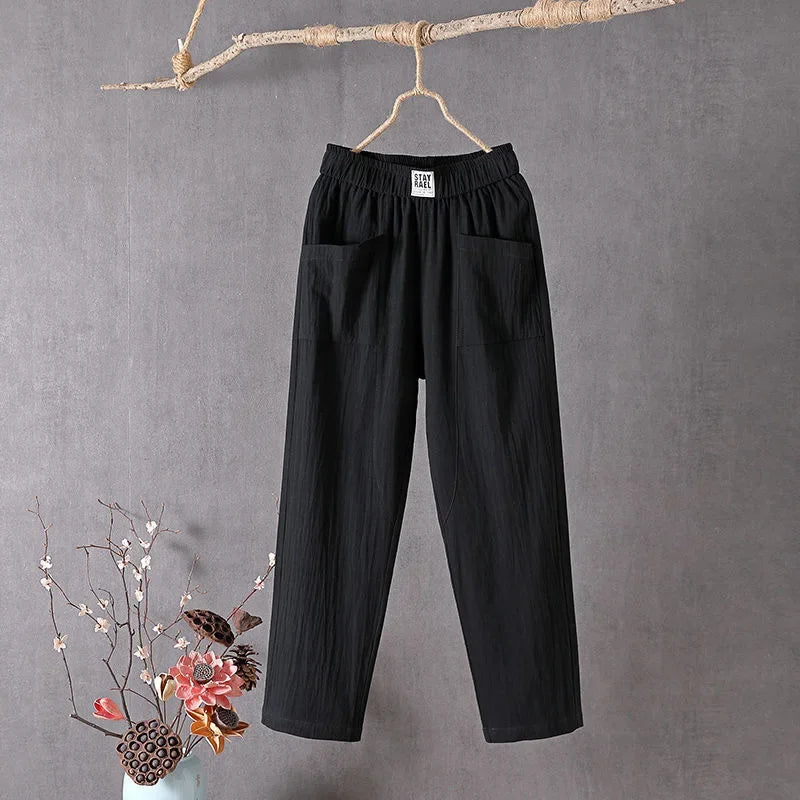 Linnen broek dames met dunne stof – Voor zomerse dagen