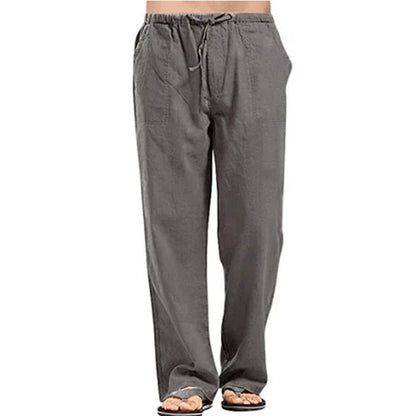 Linnen broek heren in ton-sur-ton look – Minimalistisch chic