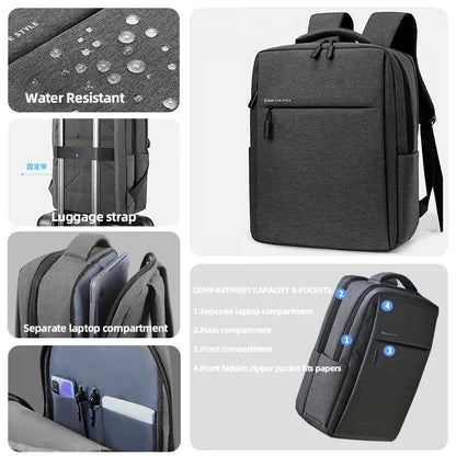 Handbagage rugzak met gewatteerde achterkant