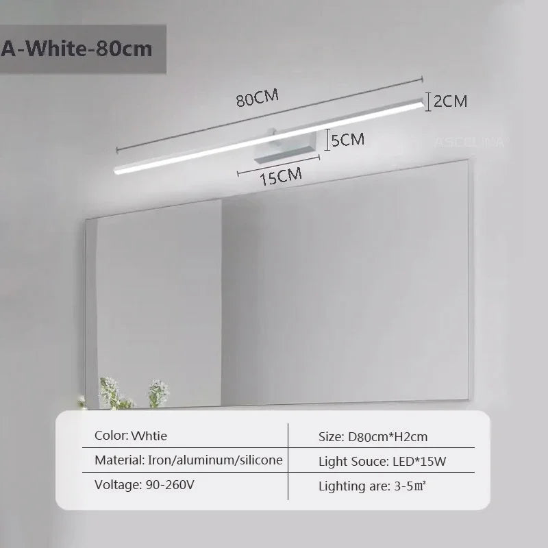 Badkamerlamp met geïntegreerde LED – Onderhoudsvrij